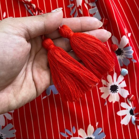 Madewell flutter sleeve wrap dress - Picture 9 of 9